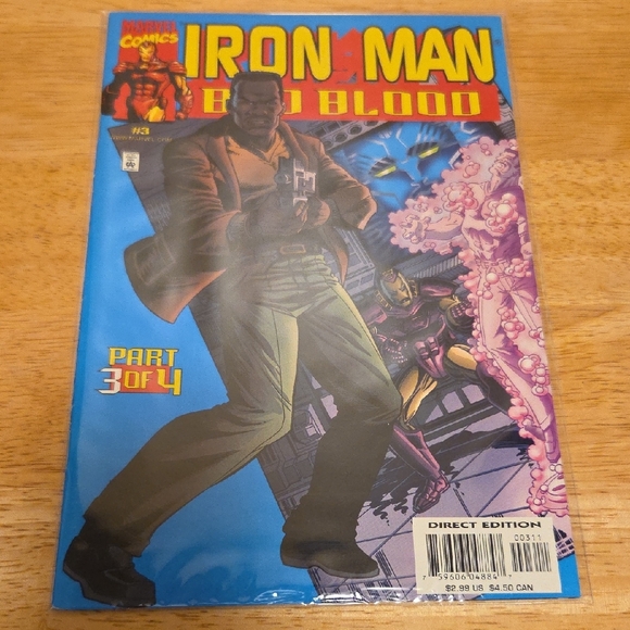 Marvel - Iron Man Bad Blood - Complete Comic Book Series (Set of 4) - Picture 4 of 5